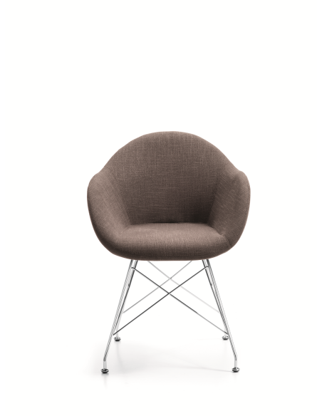 Silla oficina, respaldo bajo, fija DONNA 4