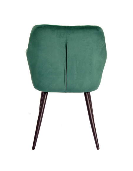 Sillón metal y tapizado velvet ROLANDO