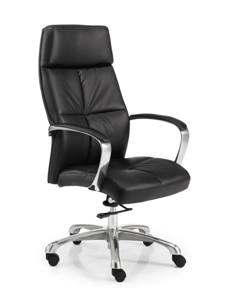 Silla giratoria, brazos fijos. DURIAN ALTO