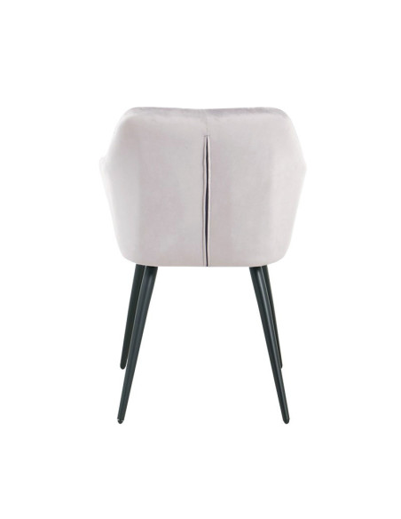 Sillón metal y tapizado velvet ROLANDO