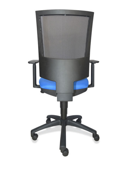 Silla giratoria tapizada, con brazos FLASH-B-P