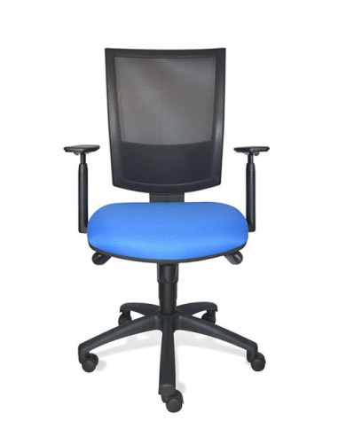 Silla giratoria tapizada, con brazos...