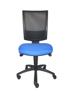 Silla giratoria respaldo en malla, sin brazos FLASH-MLL-SB-P