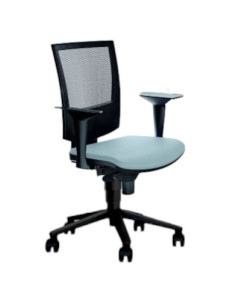 Silla operativa, respaldo malla, con brazos FLASH-MLL