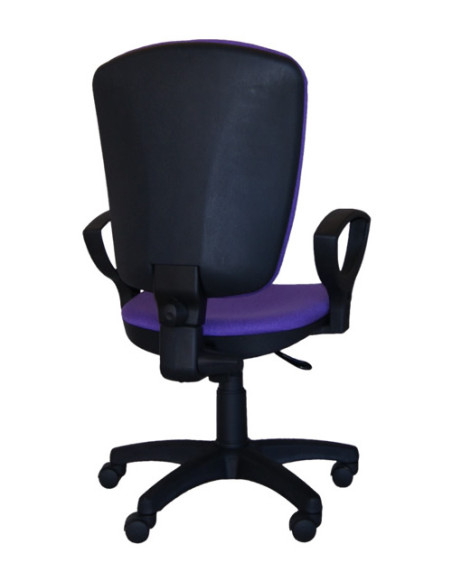 Silla giratoria, brazos elevables, textil UDINE-T-B