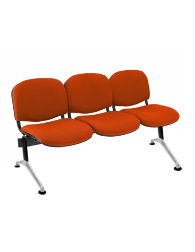 Bancada tapizada de 3 asientos...