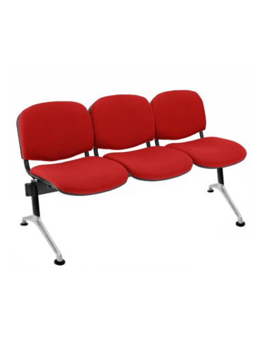 Bancada tapizada de 3 asientos...