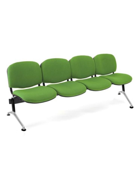 Bancada tapizada de 4 asientos BANCADA ISO-4