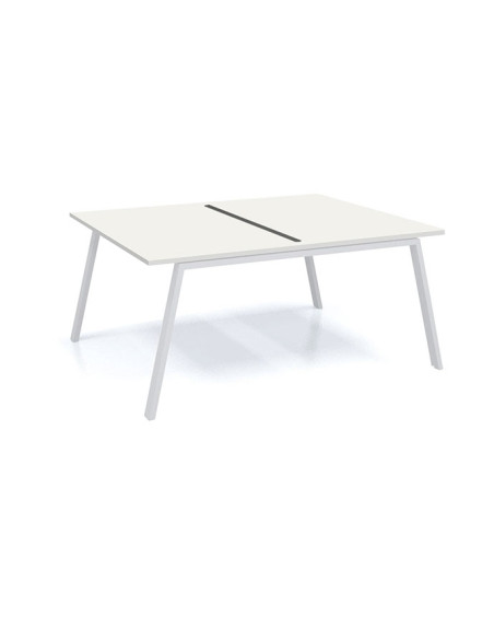 Mesa Bench 1 módulo serie Atrio (2 puestos). Exprés