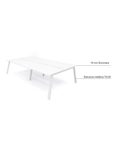 Mesa Bench 1 módulo serie Atrio (2...