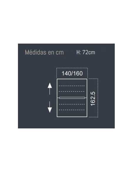 Mesa Bench 1 módulo serie Atrio (2 puestos). Exprés