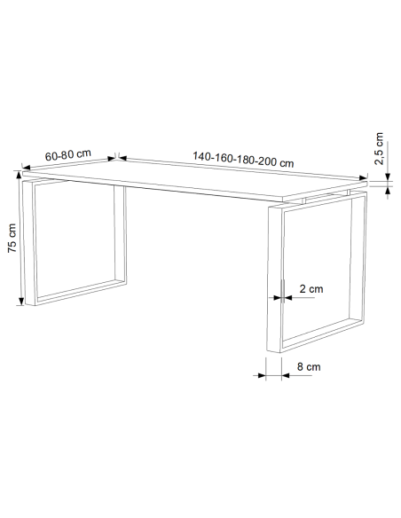 Mesa de oficina MODERNA