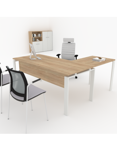 Mesa de oficina CLASICA CON ALA