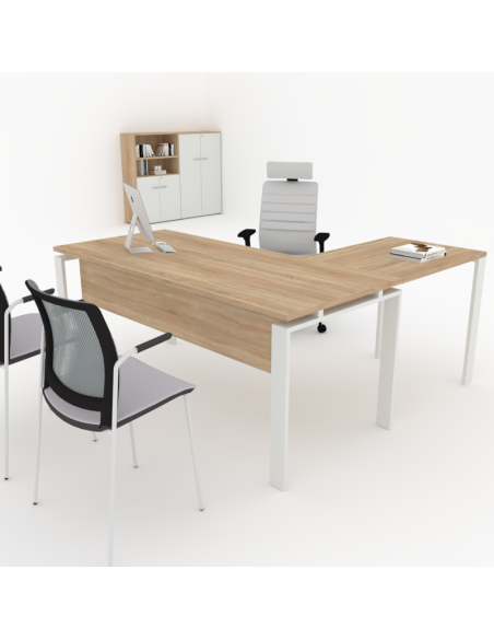 Mesa de oficina CLASICA CON ALA