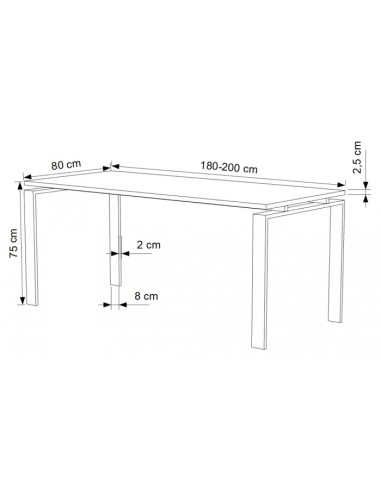 Mesa de reunión CLASICA
