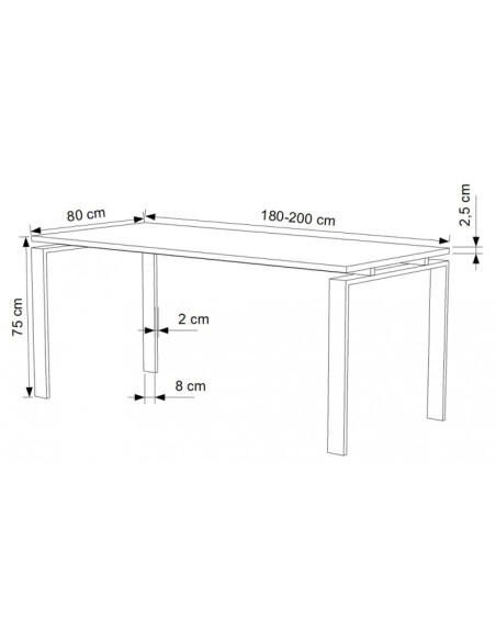 Mesa de reunión CLASICA