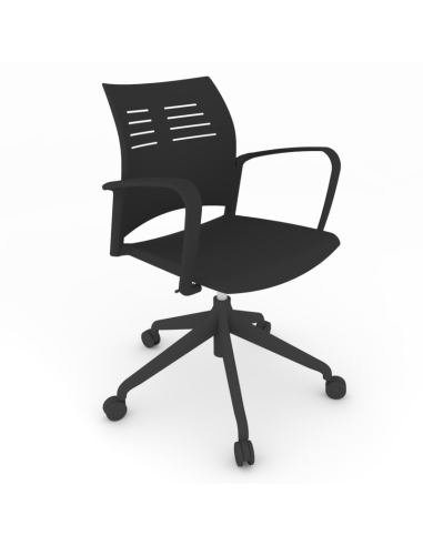 Silla Giratoria con brazos y...