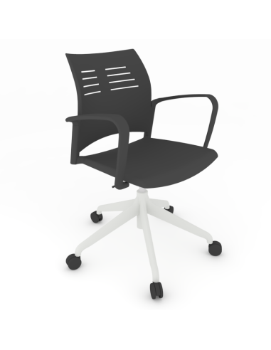 Silla Giratoria con brazos y...