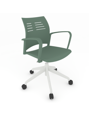 Silla Giratoria con brazos y...