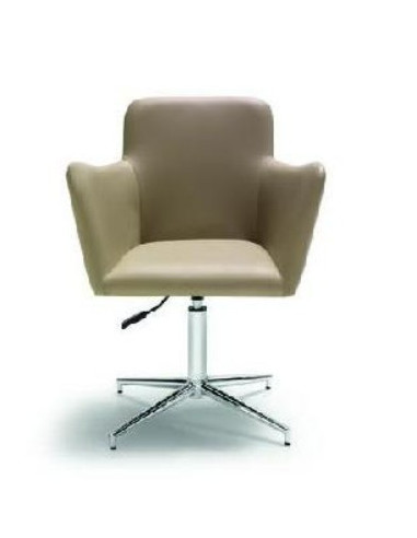 Silla fija ecopiel, altura elevable...