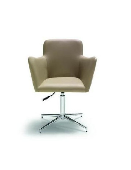 Silla fija ecopiel, altura elevable OTELO-F