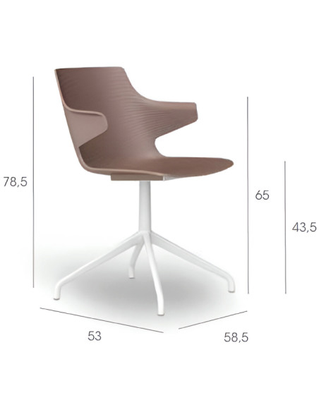 Silla giratoria ANGIE PATA ARAÑA