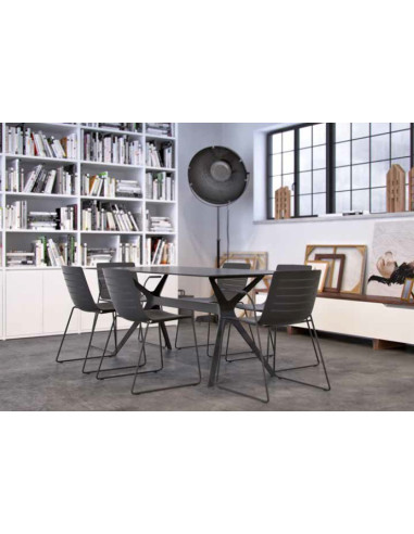 Silla confidente SKIN CON BRAZOS