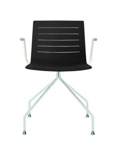 Silla de polipropileno, con brazos,...