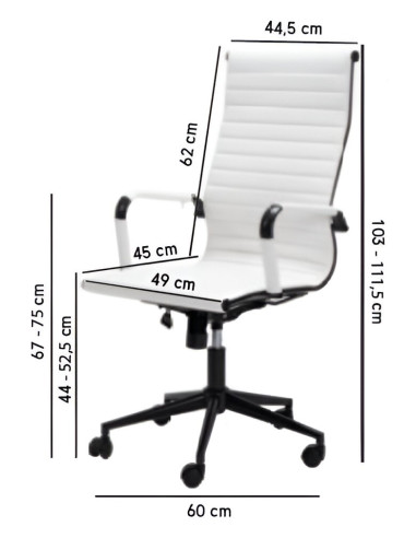 Sillón ejecutivo, estructura negra,...