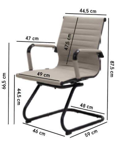 Silla confidente, con estructura...