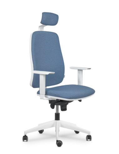 Silla oficina, respaldo tapizado,...