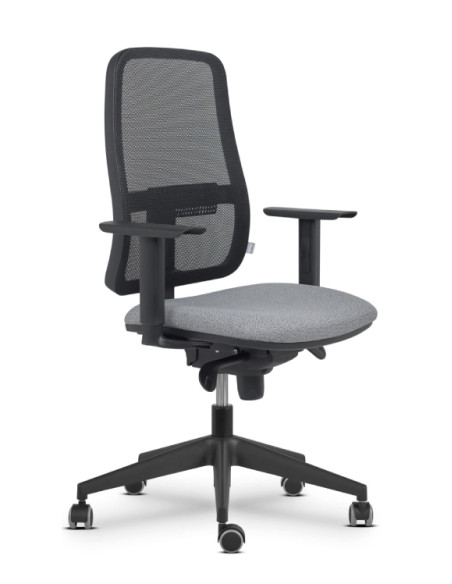 Silla oficina, respaldo malla, LUKA 3