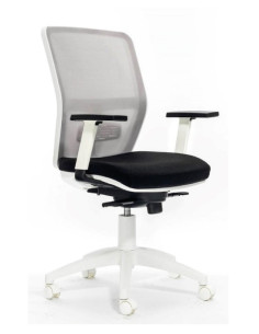 Silla giratoria, respaldo de malla, HIMILCE