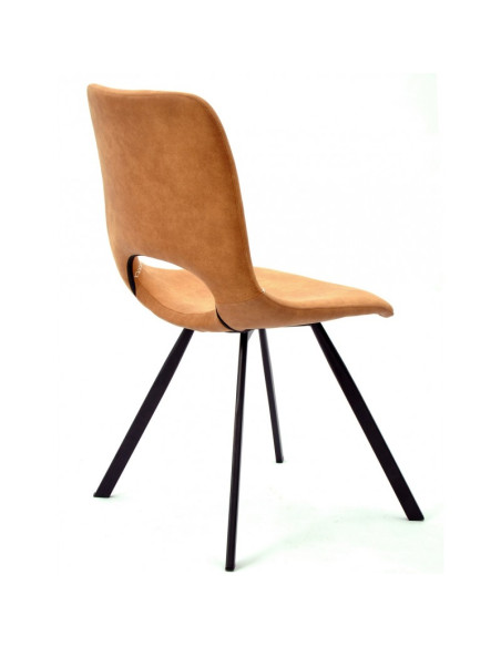 Silla confidente, metal y similpiel ANTIBES