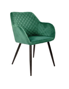 Sillón metal y tapizado velvet ROLANDO