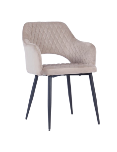 Sillón sala de espera Velvet azul  HONORIO