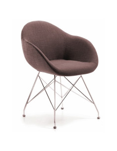 Silla oficina, respaldo bajo, fija DONNA 4