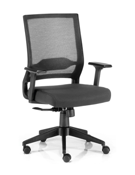 Silla giratoria con brazos SYDARA