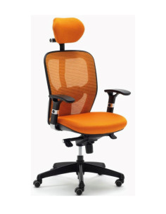 Silla giratoria respaldo en malla BRISTON CABEZAL