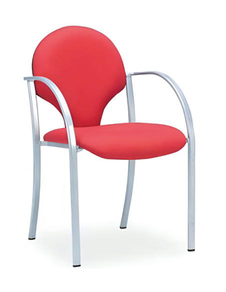 Silla oficina Inca Tubo Negro o Gris