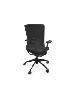 Silla de oficina, estructura negra, TNK 500