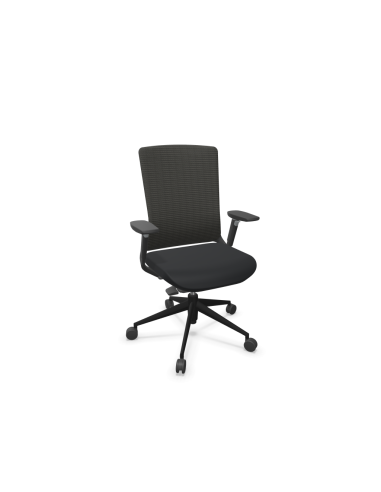 Silla de oficina, estructura negra,...