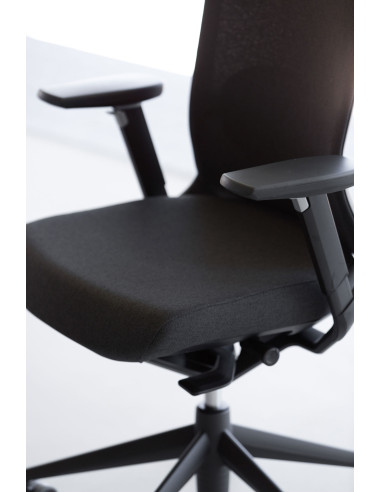 Silla de oficina, estructura blanca,...