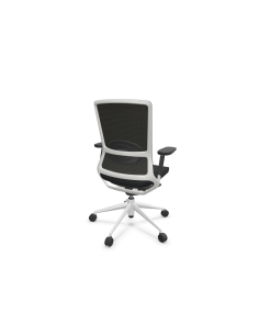 Silla de oficina, estructura blanca, TNK 500