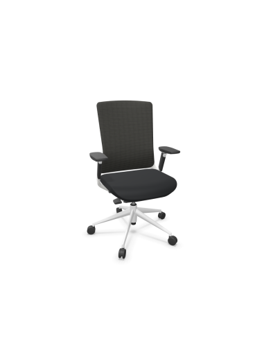 Silla de oficina, estructura blanca,...