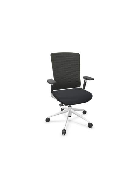 Silla de oficina, estructura blanca, TNK 500