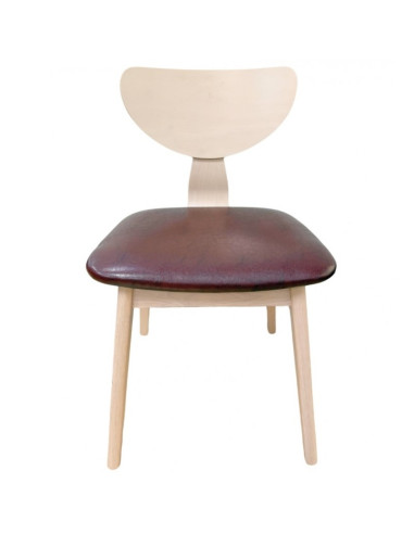 Silla de madera de hevea, DUBLIN