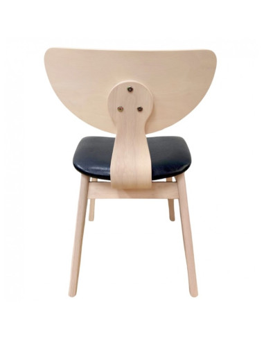 Silla de madera de hevea, DUBLIN
