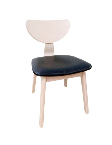 Silla de madera de hevea, DUBLIN