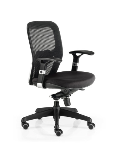 Silla giratoria respaldo alto de...